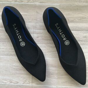 Rothy's Black and Blue Flats